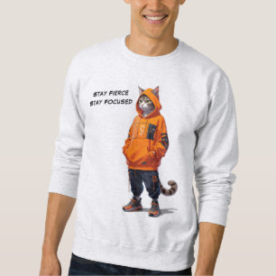 Sudadera Mantén la Fierza, Mantén el Enfoque - Personalizab