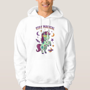 Sudadera "Mantén la Magia" Unicornio Zombie