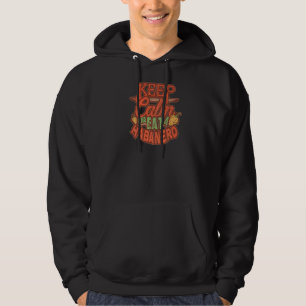 Sudadera Mantén La Tranquilidad Y Come Una Cocina De Comida
