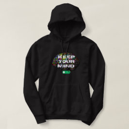 Sudadera Mantén tu mente encendida - capucha clásica de los