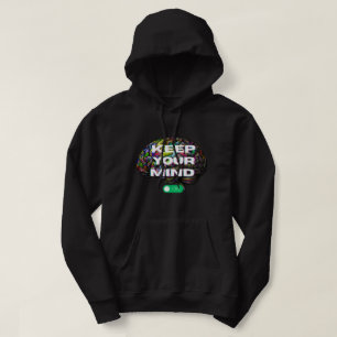 Sudadera Mantén tu mente encendida - capucha clásica de los