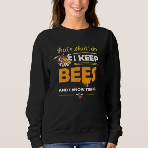 Sudadera mantener a las abejas y saber a los apicultores