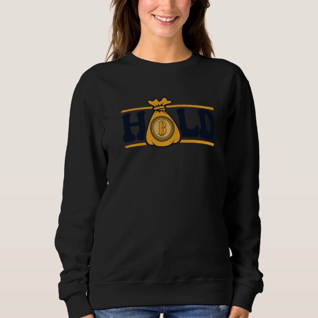 Sudadera Mantener Cripto Moneda Cifrada Cadena de Bloques C (Anverso)