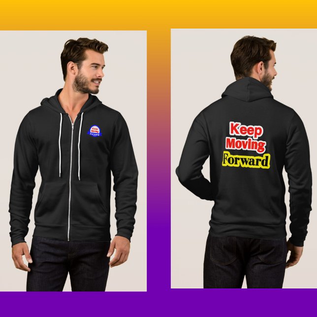 Sudadera Mantener el avance motivacional (Subido por el creador)