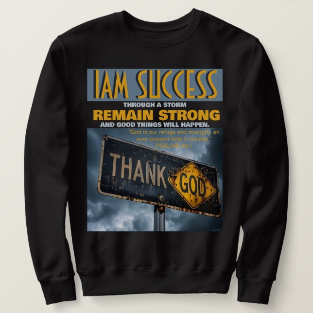 SUDADERA MANTENER FUERTE (Anverso del diseño)