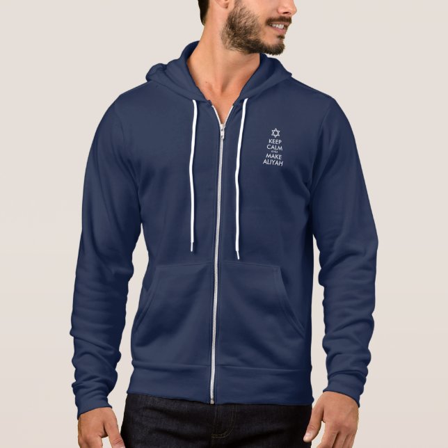 Sudadera Mantener La Calle Y Hacer Aliyah (Anverso)