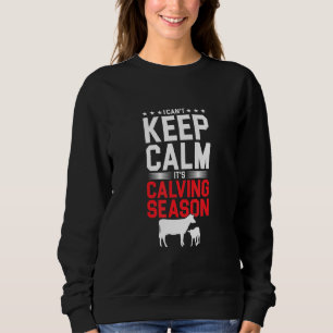 Sudadera Mantener la calma Calentador Temporada Ganadero Ga