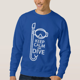 Sudadera Mantener la calma y bucear