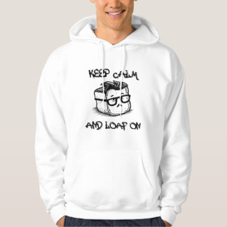Sudadera Mantener la calma y el pan en