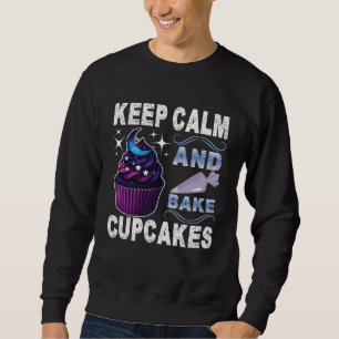 Sudadera mantener la calma y hacer quequitos