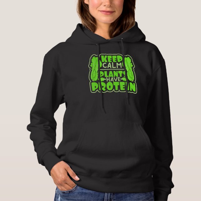 Sudadera Mantener Plantas Tranquilas Con Proteína Vegan (Anverso)