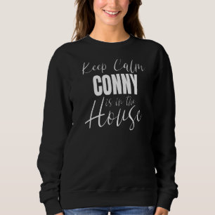 Sudadera Mantener Tranquilo Conny Está En El Conny De La Ca