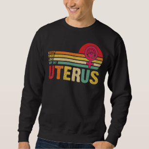 Sudadera Mantener Tu Ley De Mi Feminismo Gráfico Ulterior