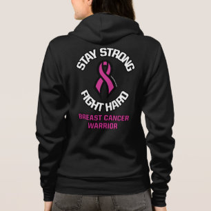 Sudadera MANTENER UNA FUERTE LUCHA DURA... Cáncer de pecho