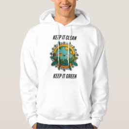 Sudadera Mantenerlo limpio y verde | Hoodie Básico de los H