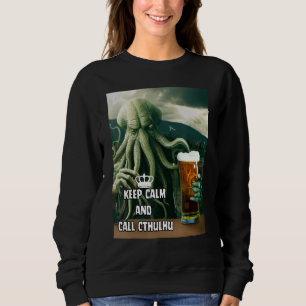 Sudadera Mantenga la calma y llame a Cthulhu Lovecraft