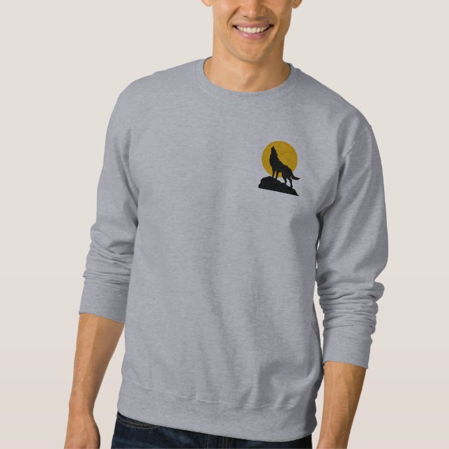 Sudadera Mantenga los lobos de Michigan protegidos (Anverso)
