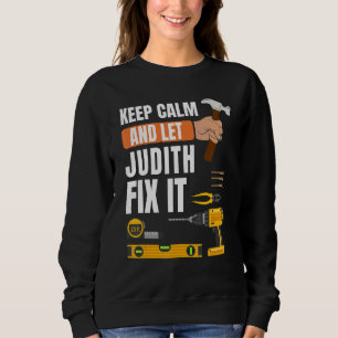 Sudadera Mantengan La Calma Y Dejen Que Judith Arregle La C