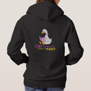 Sudadera Manténganse Clásicos Sea Swanny Funny Leer El Dise