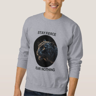 Sudadera Manténganse Feroces Temores Nada Pantera Negra