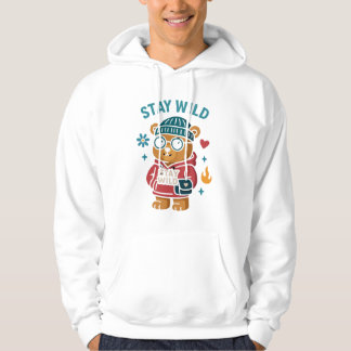 Sudadera Manténganse salvajes Oso de peluche