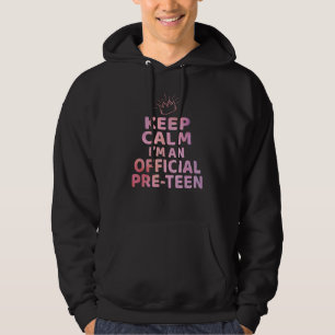 Sudadera Manténganse tranquilos, soy oficial, 12 cumpleaños