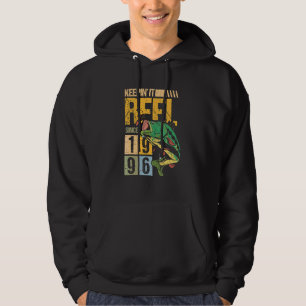 Sudadera Manteniendo la pesca desde 1996 Vintage Fishing Fi