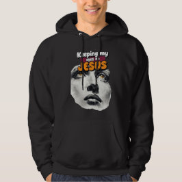 Sudadera Manteniendo mis ojos en JESÚS - Cristiano
