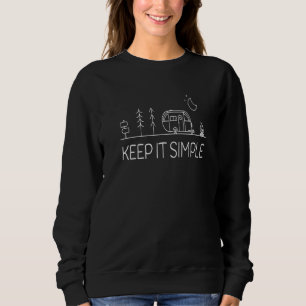 Sudadera Manteniéndolo Simple Rv Life Camping