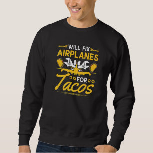 Sudadera Mantenimiento del avión de Taco