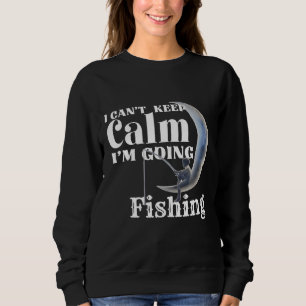 Sudadera Mantenme Tranquilo Voy A Pescar Pescado De Perro G