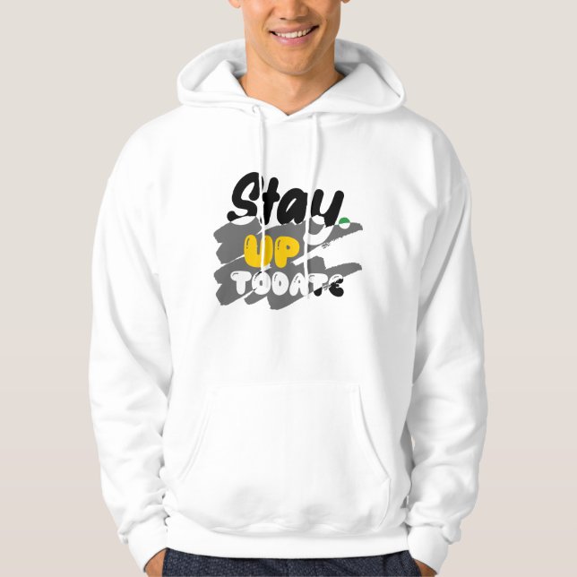 Sudadera Mantente actualizado (Anverso)