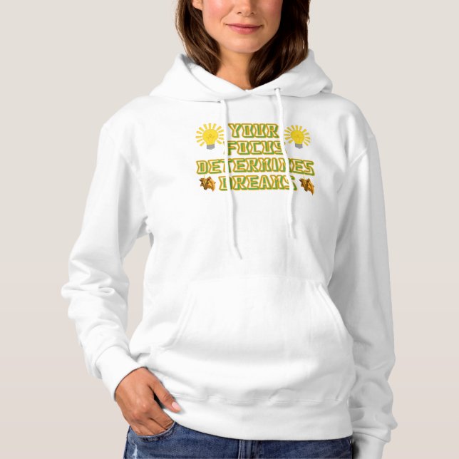 Sudadera mantente enfocado (Anverso)
