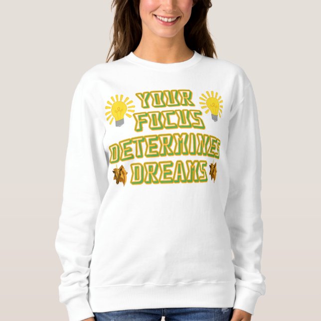 Sudadera mantente enfocado (Anverso)