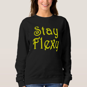 Sudadera Mantente Flexy Motivador Inspiacional Y Fitness Q