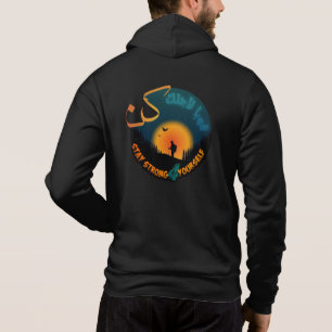 Sudadera Mantente fuerte en la camiseta