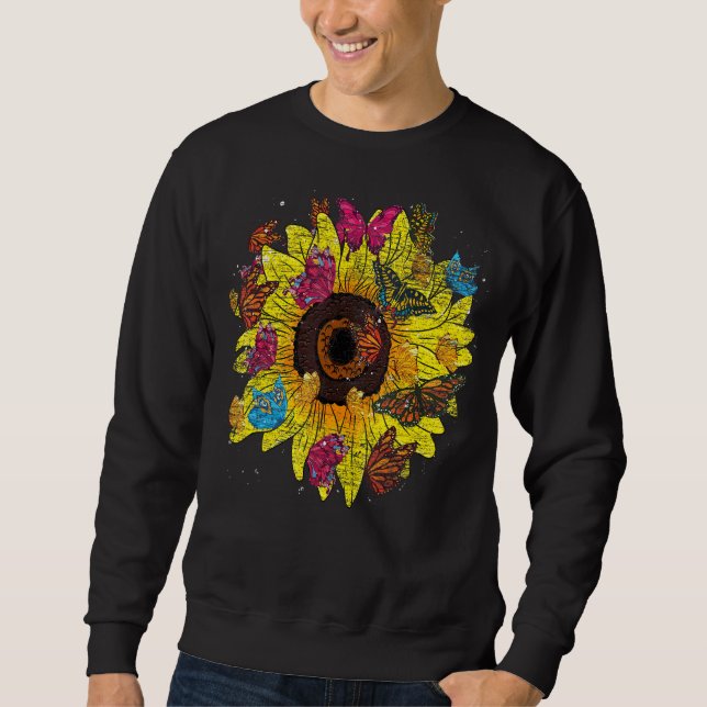 Sudadera Mantequilla de insectos de colector de mariposa de (Anverso)