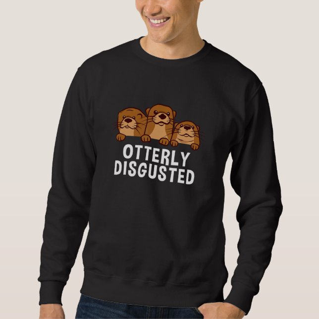 Sudadera Mantequilla del mar de Otter 2, totalmente asquead (Anverso)