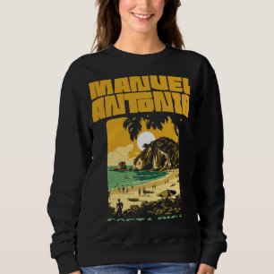 Sudadera Manuel Antonio Costa Rica Vintage Beach 80