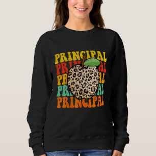 Sudadera Manzana Leopardo Director Agradecimiento Maestro E