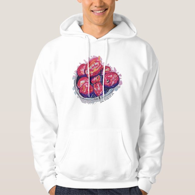 Sudadera Manzanas Abstractas (Anverso)