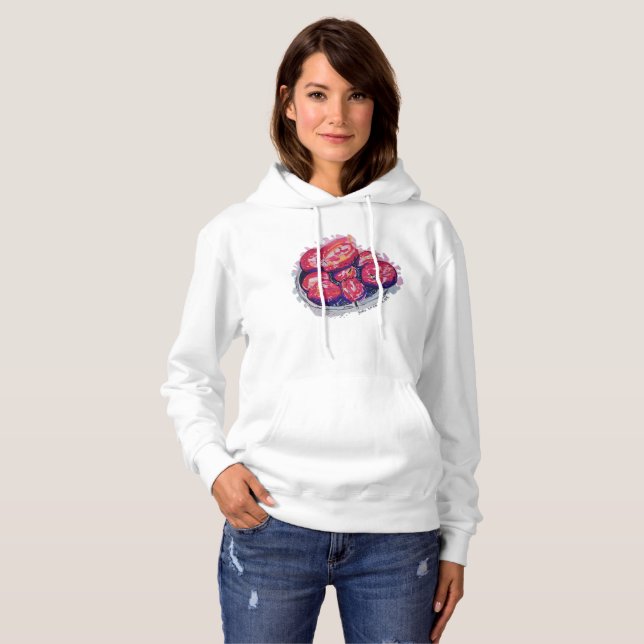 Sudadera Manzanas Abstractas (Anverso completo)