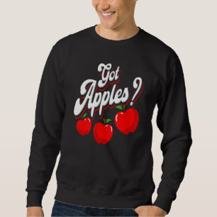 Sudadera Manzanas recolector de manzanas fruta orgánica a