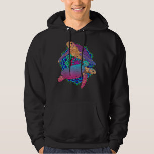 Sudadera Maorí Tribal Mandala Sea Animal colorido en Hawái