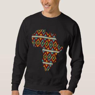 Sudadera Mapa africano de la etnia Dashiki Kente Guay Afric