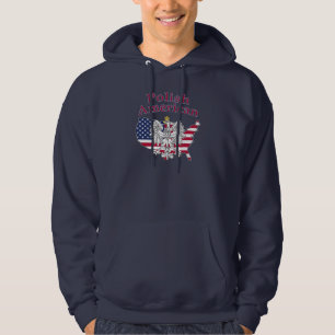 Sudadera Mapa americano de Polonia