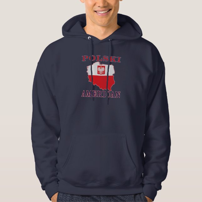Sudadera Mapa americano de Polski (Anverso)