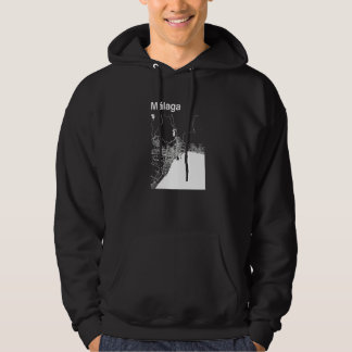 Sudadera Mapa Clásico Gráfico de la Ciudad de Málaga España