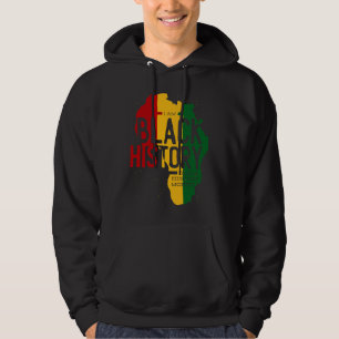 Sudadera Mapa de África Estilo Rastafari Cita BHM
