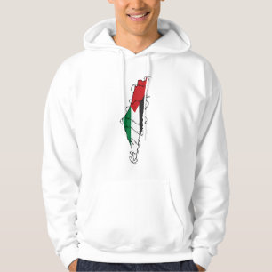 Sudadera Mapa de alambre de púas de Palestina Libre